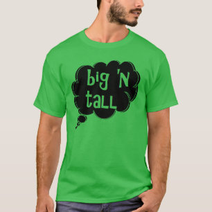 denk groot en groot t-shirt aan dalDesignNZ