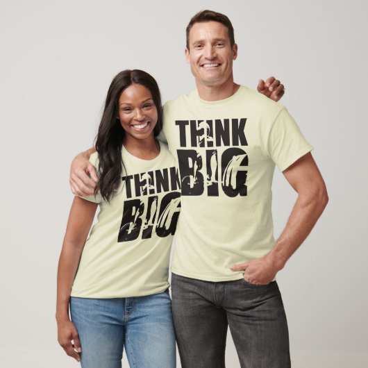 Denk groot - Gym Motivatie T-shirt (Unisex)