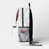 Denk groot, handel klein bedrukte rugzak (Rechts)