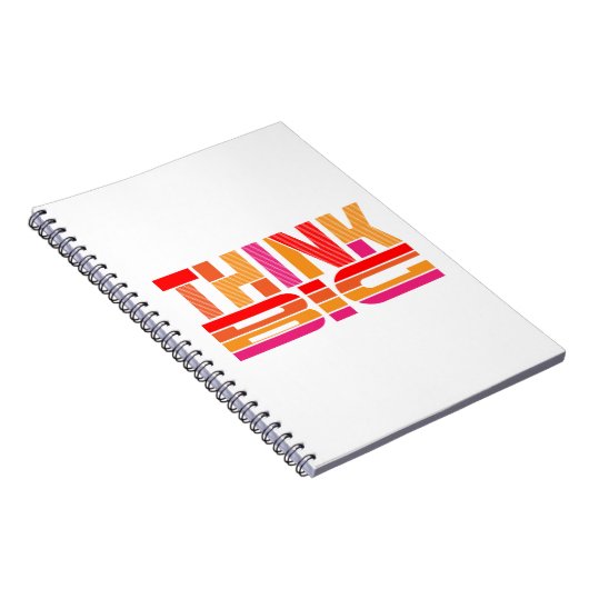 Denk groot Motivatie Notitieboek (Rechterzijde)