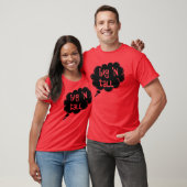 denk groot 'n groot t-shirt van dalDesignNZ (Unisex)