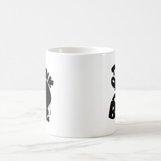 Denk groot - Olifant - Grote dag - Groot idee - mo Koffiemok (Center)