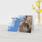 Denk Groot Wenskaart Kaart (Gele Bloem)