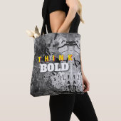 DENK GROots Abstracte Tote Bag (Dichtbij)