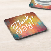 Denk groots drankjes onderzetter (Linkerzijde)