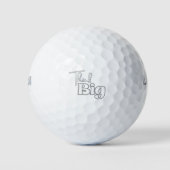 Denk groots golfballen (Voorkant)
