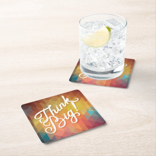 Denk groots kartonnen onderzetters (Insitu)