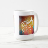 Denk groots koffiemok (Voorkant rechts)