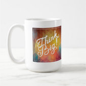 Denk groots koffiemok (Links)