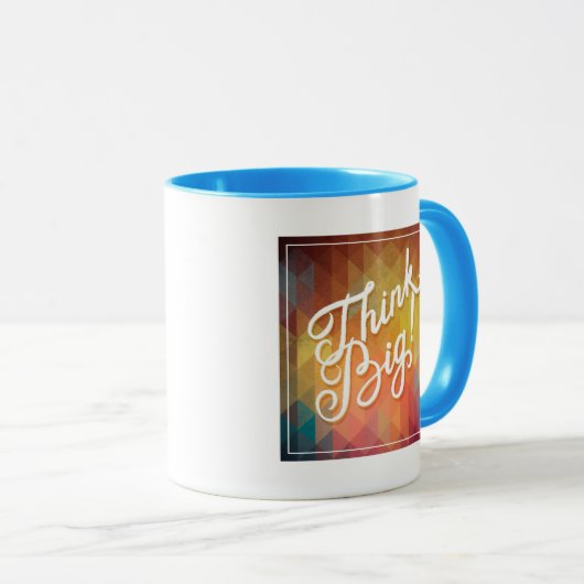 Denk groots mok (Voorkant rechts)