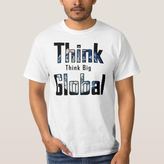 Denk groots na t-shirt (Voorkant)