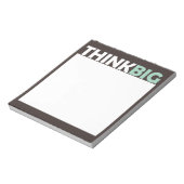 Denk groots notitieblok (Linkerzijde)