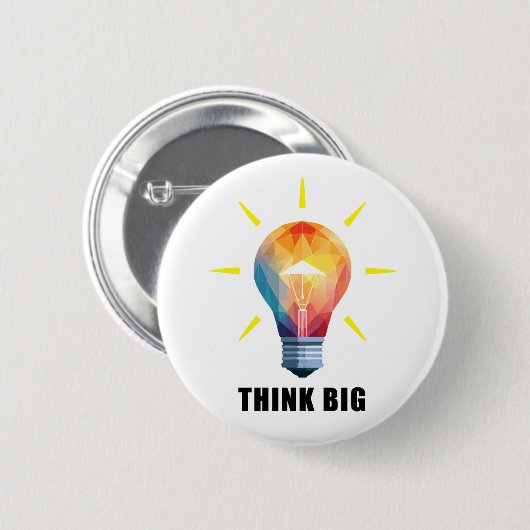 Denk grote Button (Voorkant /achterkant)