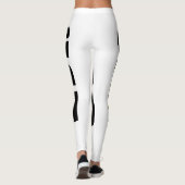 DENK GROTE CURLING DESIGN LEGGINGS (Achterkant)