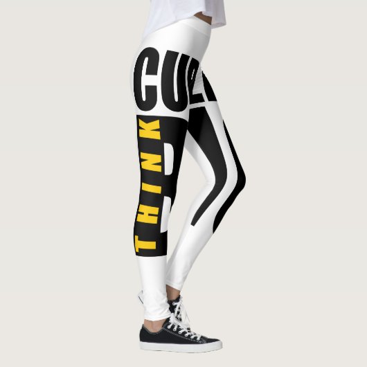 DENK GROTE CURLING DESIGN LEGGINGS (Rechts)