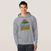 Denk Groter – Motiverende Groei Mentaliteit Ontwer Hoodie (Voorkant volledig)