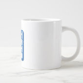 Denk Groter Werk Harder Grote Koffiekop (Rechts)