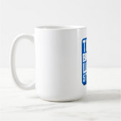 Denk Groter Werk Harder Koffiemok (Links)
