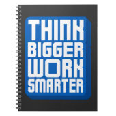 Denk Groter Werk Harder Notitieboek (Voorkant)
