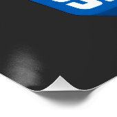 Denk Groter Werk Harder Perfect Poster (Hoek)