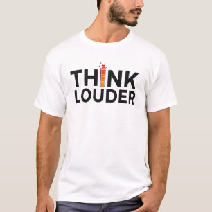 Denk Harder Street Quote T-shirt