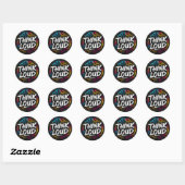 Denk Hardop – Graffiti Brainpower Sticker (Vel)