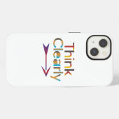 Denk Helder iPhone Hoesje (Achterkant horizontaal)