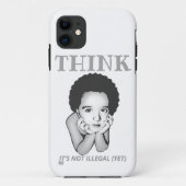 "DENK, HET IS NIET ILLEGAAL (NOG)" Case-Mate iPhone CASE (Achterkant)
