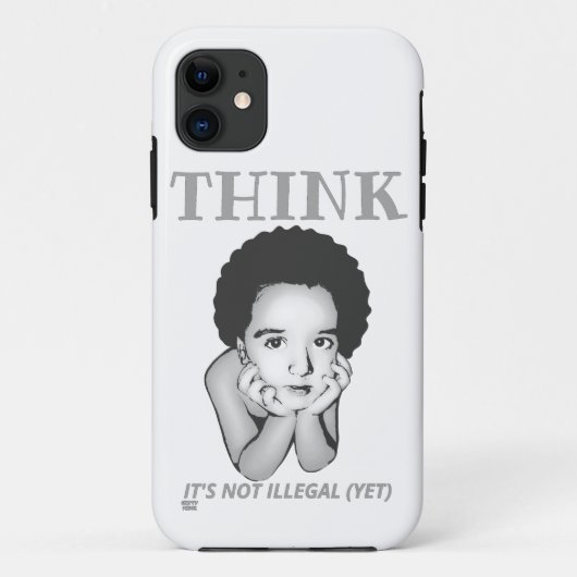 "DENK, HET IS NIET ILLEGAAL (NOG)" Case-Mate iPhone CASE (Achterkant)