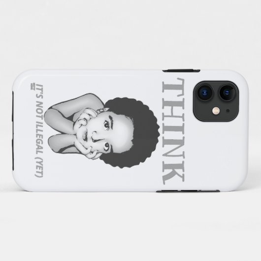 "DENK, HET IS NIET ILLEGAAL (NOG)" Case-Mate iPhone CASE (Achterkant (horizontaal))