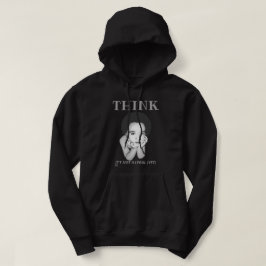 "DENK, HET IS NIET ILLEGAAL (NOG)" HOODIE