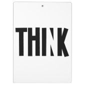 DENK HET KLOPJE KLEMBORD (Achterkant)