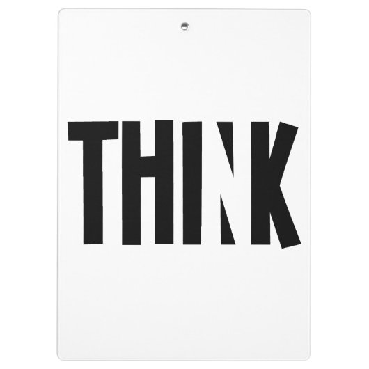 DENK HET KLOPJE KLEMBORD (Achterkant)