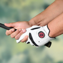 Denk Het Wil Het Krijg Het Roze Golf Handschoen