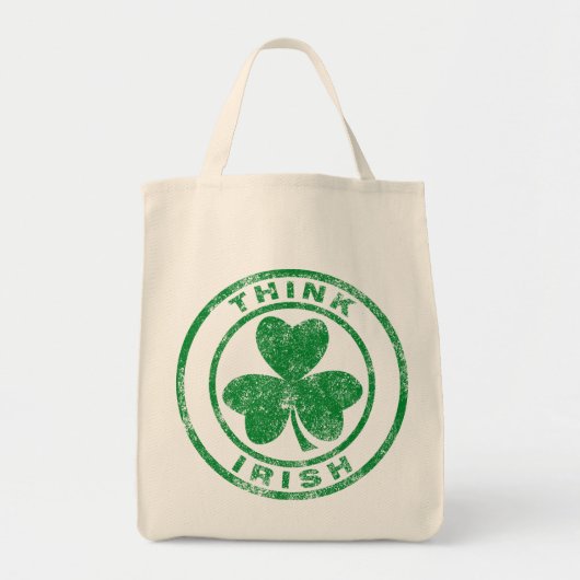 Denk Iers Tote Bag (Voorkant)