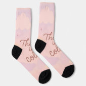 Denk in Kleuren – Pastel Esthetische Motivatie Sokken (Rechts)