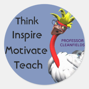 Denk inspireren Stickers
