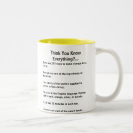 Denk je dat je alles weet wat leuk is om de mok vo