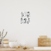 Denk je dat je een pug wilt? poster (Keuken)