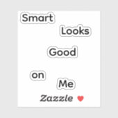 Denk je dat je slim bent? sticker (Vel)