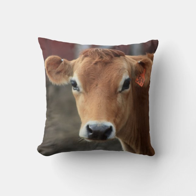 Denk je niet dat ik  ben Jersey Cow Pillow? Kussen (Voorkant)
