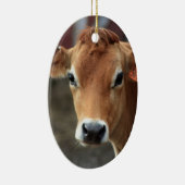 Denk je niet dat ik  Jersey Cow ben? Keramisch Ornament (Rechts)