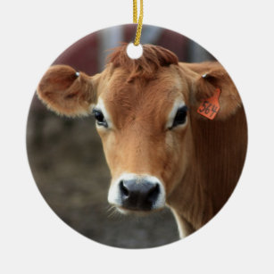Denk je niet dat ik  Jersey Cow ben? Keramisch Ornament