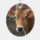 Denk je niet dat ik Jersey Cow ben? Keramisch Ornament (Links)