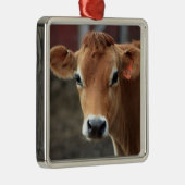 Denk je niet dat ik  Jersey Cow ben? Metalen Ornament (Rechts)