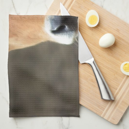 Denk je niet dat ik  Jersey Cow ben? Theedoek (Quarter Fold)