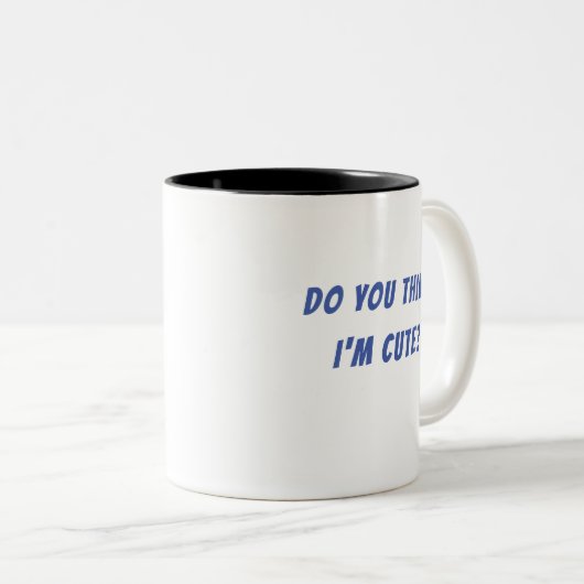 DENK JIJ DAT IK EEN KLEINE OWL BEN? TWEEKLEURIGE KOFFIEMOK (Voorkant rechts)