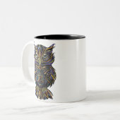 DENK JIJ DAT IK EEN KLEINE OWL BEN? TWEEKLEURIGE KOFFIEMOK (Voorkant links)