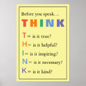 DENK Leraren Klas Aanmoediging Poster (Voorkant)