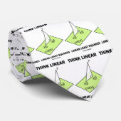 Denk Lineaire Lineaire Minst Squares Statistieken Stropdas (Opgerold)